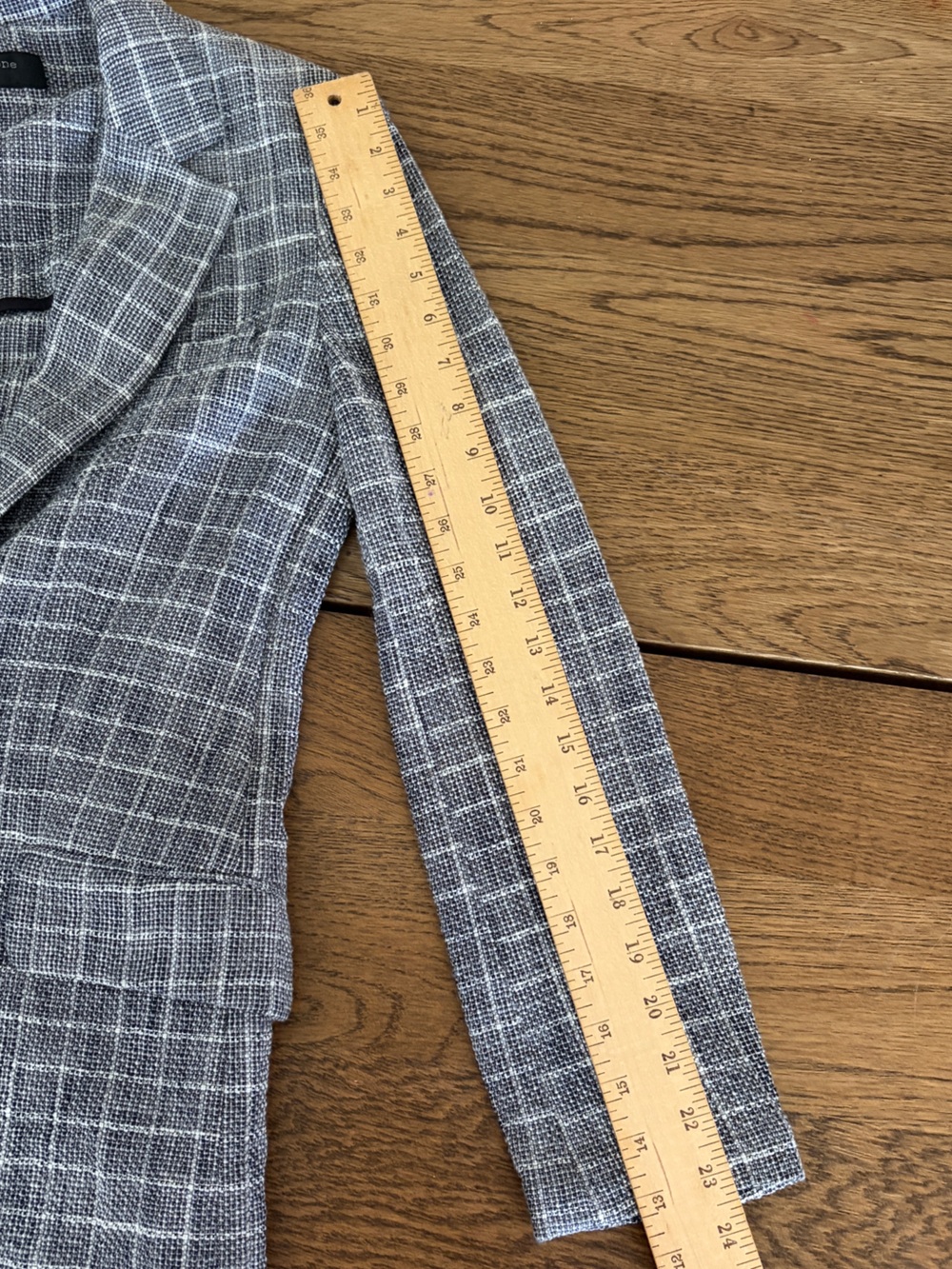 Rag & Bone grey check deconstructed check ames blazer (missing size) - Picture 16 of 16